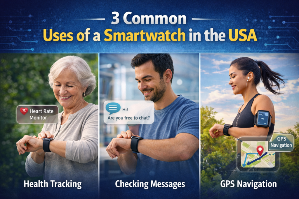 What Is a Smartwatch? The Ultimate Guide to Features & Benefits 2 smartwatch uses health tracking messages gps usa